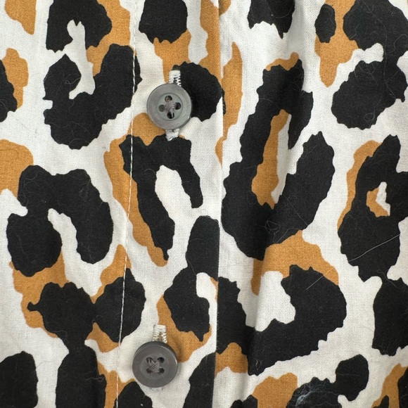 J. Crew Leopard Print Long Sleeve Dress - Picture 4 of 5